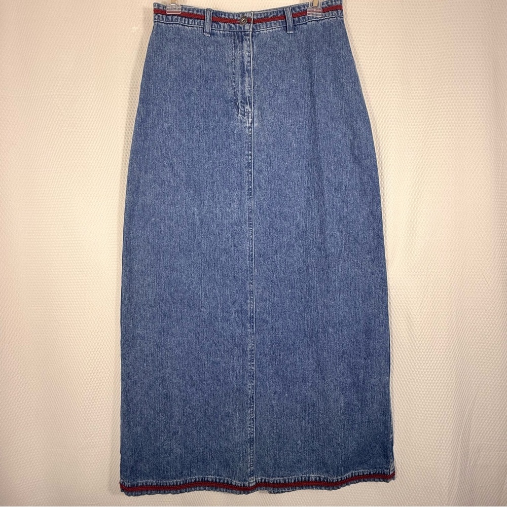 Vintage Christopher Banks Denim Blue Women's Skirt